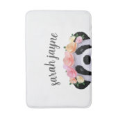 Cute Panda Beer Girl persoonlijke Kinder Bath Mat (Voorkant Verticaal)