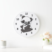 Cute panda beer grote klok (Huis)