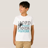 Cute Panda Beer Kinder T-shirt (Voorkant volledig)