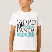 Cute Panda Beer Kinder T-shirt (Voorkant)