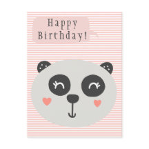 Cute Panda Beer - Kinderen van Birthday