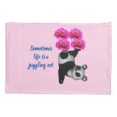 Cute Panda Beer Life is een jonglewet Kussensloop (Achterkant)