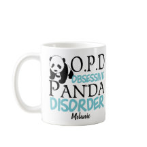 Cute Panda Beer Lover Monogram