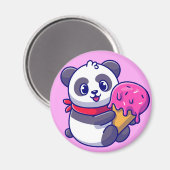 Cute Panda Beer Magneet (Voorkant / Achterkant)