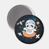 Cute Panda Beer Magnet (Voorkant / Achterkant)