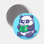 Cute Panda Beer Magnet (Voorkant / Achterkant)