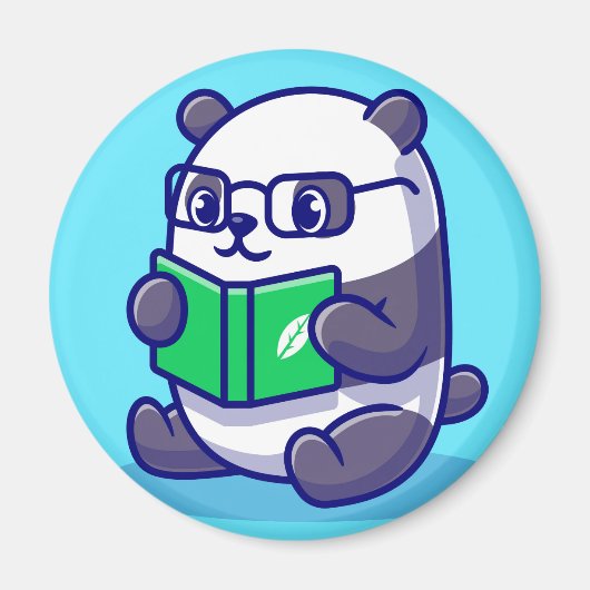 Cute Panda Beer Magnet (Voorkant)