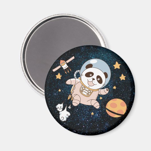 Cute Panda Beer Magnet (Voorkant / Achterkant)