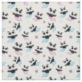 Cute Panda Beer Mermaids Stof (Swatch)