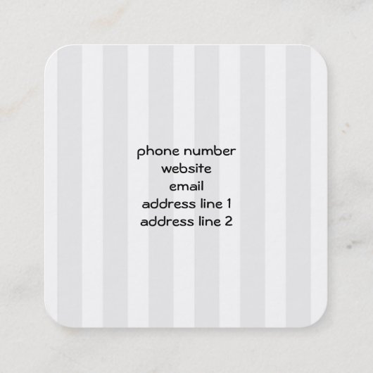 Cute Panda Beer met Rose Bouquet Vierkante Visitekaartje (Achterkant)