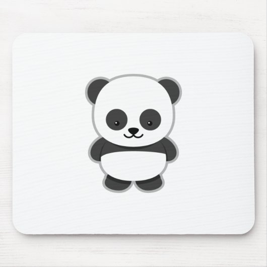 Cute Panda Beer Muismat (Voorkant)