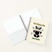 Cute panda beer notitieboek (Binnen)