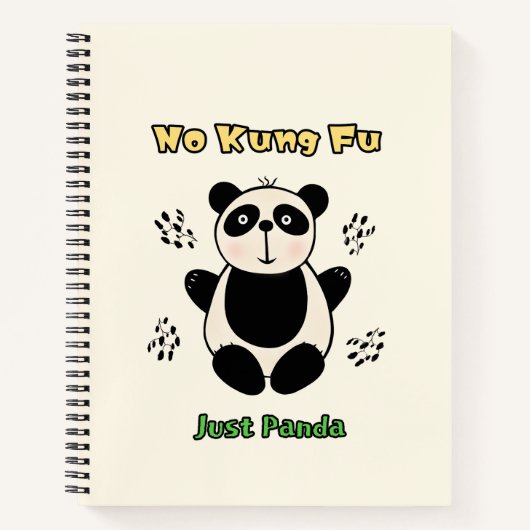 Cute panda beer notitieboek (Voorkant)