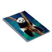 Cute Panda Beer Notitieboek (Rechterzijde)