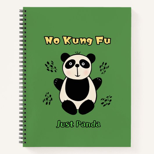 Cute panda beer notitieboek (Voorkant)