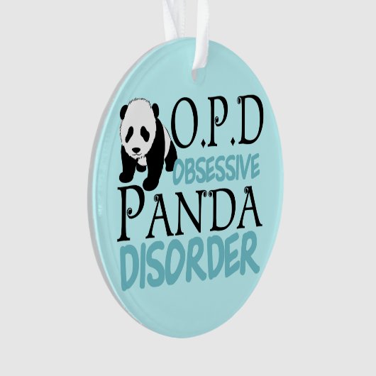 Cute Panda Beer Ornament (voorkant)