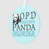 Cute Panda Beer Ornament (voorkant)