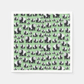 Cute Panda Beer Pattern Servet (Voorkant)