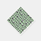 Cute Panda Beer Pattern Servet (Hoek)
