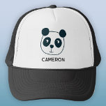 Cute Panda Beer Personalized Trucker Pet<br><div class="desc">Een leuk klein panda-beer om elk conservatief dierenvriend te laten glimlachen. Originele versie door Nic Squirrell. Wijzig de naam om deze aan te passen.</div>