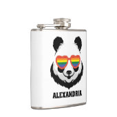 Cute Panda Beer | Regenboog | LGBTQ Heupfles (Rechts)