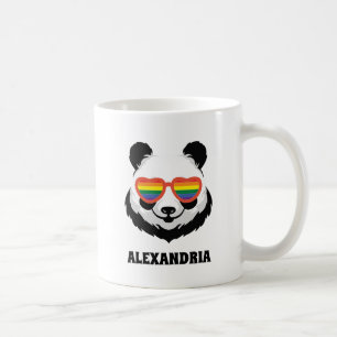 Cute Panda Beer   Regenboog   LGBTQ Koffiemok