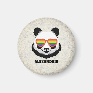 Cute Panda Beer   Regenboog   LGBTQ Magneet