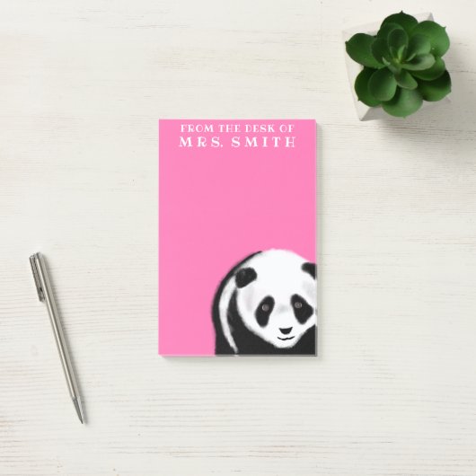 Cute Panda Beer School Post-it® Notes (Kantoor)