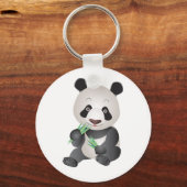 Cute Panda Beer Sleutelhanger (Voorkant)