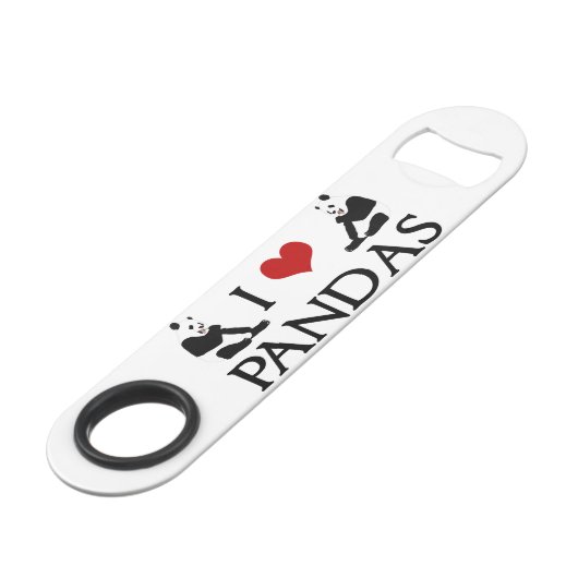 Cute Panda Beer Speed Flessenopener (Voorkant Gekanteld)