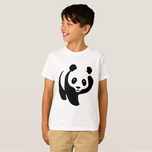 Cute panda beer T-shirt (Voorkant volledig)