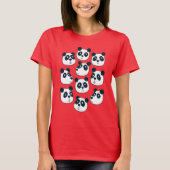 Cute Panda Beer T-shirt (Voorkant)