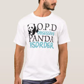 Cute Panda Beer T-shirt (Voorkant)