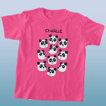 Cute Panda Beer T-shirt<br><div class="desc">Fun kleine panda-beren om elke conservativisme te laten glimlachen. Originele kunst van Nic Squirrell.</div>