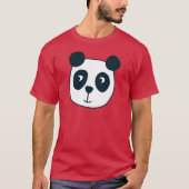 Cute Panda Beer T-shirt (Voorkant)