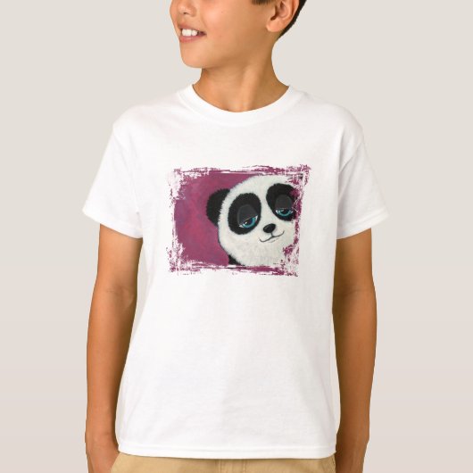 Cute Panda Beer T-Shirt (Voorkant)