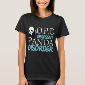 Cute Panda Beer T-shirt (Voorkant)