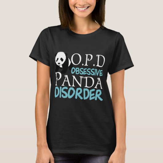 Cute Panda Beer T-shirt (Voorkant)