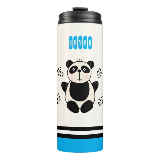 Cute panda beer thermosbeker (Voorkant)