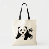 Cute Panda Beer Tote Bag (Voorkant)