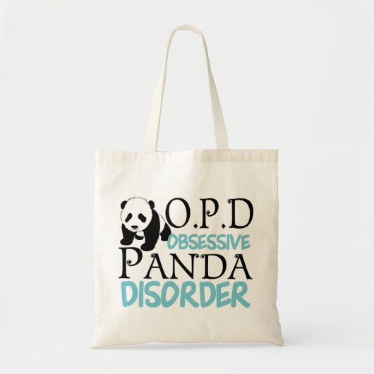 Cute Panda Beer Tote Bag (Voorkant)