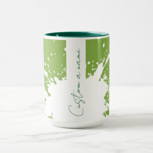 Cute Panda Beer Tropische Bladeren Aangepaste Twee Mok