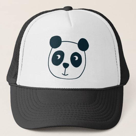 Cute Panda Beer Trucker Pet (Voorkant)