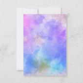 Cute Panda Beer Waterverf Baby shower Uitnodiging (Achterkant)