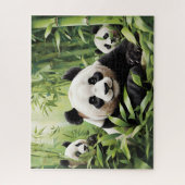 Cute panda beren legpuzzel (Verticaal)