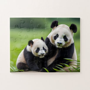 Cute Panda Beren Legpuzzel