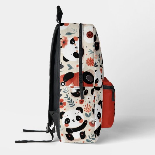 Cute Panda Beren Personalized Bedrukte Rugzak (Links)