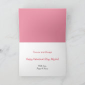 Cute Panda Beren Valentijn Feestdagen Kaart (Binnen)