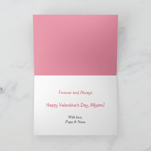 Cute Panda Beren Valentijn Feestdagen Kaart (Binnen)