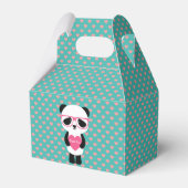 Cute Panda Birthday - Bedankt! Bedankdoosjes (Voorkant Zijde)